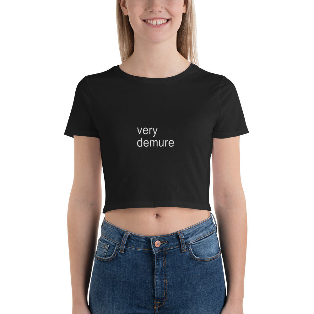 Very Demure Crop Top