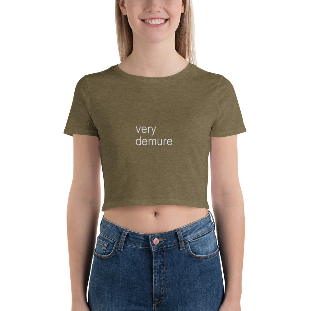 Very Demure Crop Top