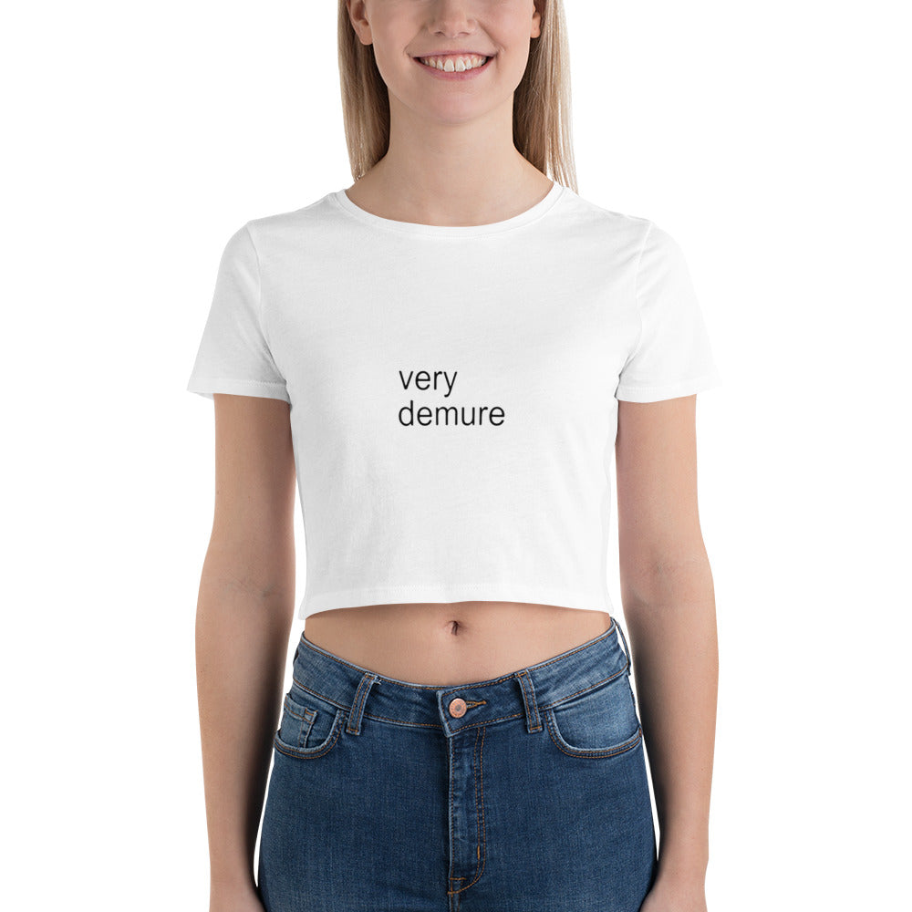 Very Demure Crop Top